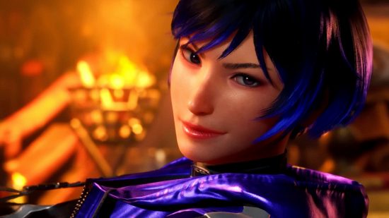 Tekken 8 Reina gameplay: an image of the character from the fighting game