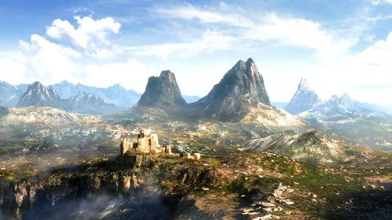 Xbox exclusives: An image of hills and open plains during the day from The Elder Scrolls 6.