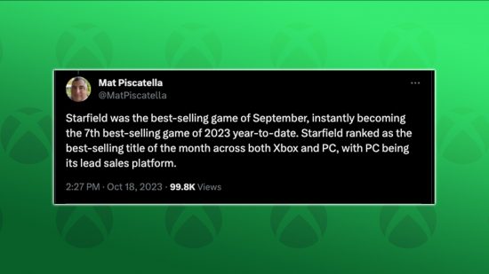 Xbox Game Pass Starfield records