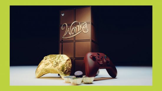 Xbox Wonka sweepstakes: an image of the console in question