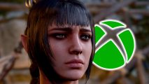 Baldur's Gate 3 Xbox Save Game Bug update: an image of Shadowheart and the Xbox logo