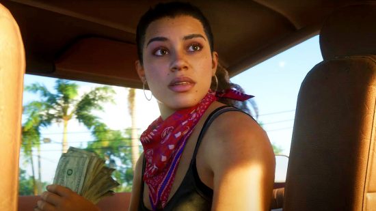 GTA 6 map: an image of Lucia from the Grand Theft Auto 6 trailer