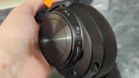 SteelSeries Arctis Nova Pro Wireless review: controls on the left earcup of the SteelSeries Nova Pro Wireless headset