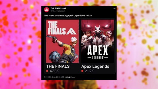 The Finals MW3 Apex Legends Twitch