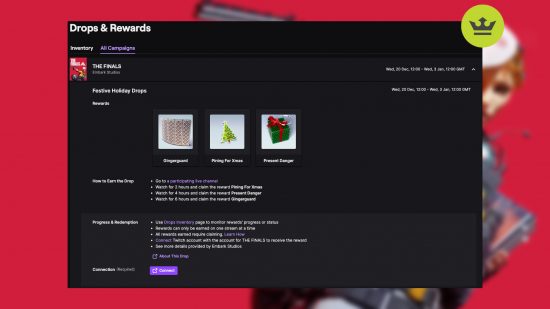 the finals twitch drops inventory ps5 xbox