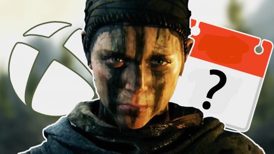Hellblade 2 release date rumors: Senua heavily shrouded in clothing with black war paint