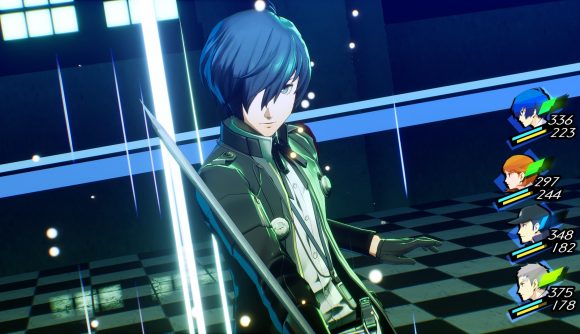 Persona 3 Reload protagonist readies for battle