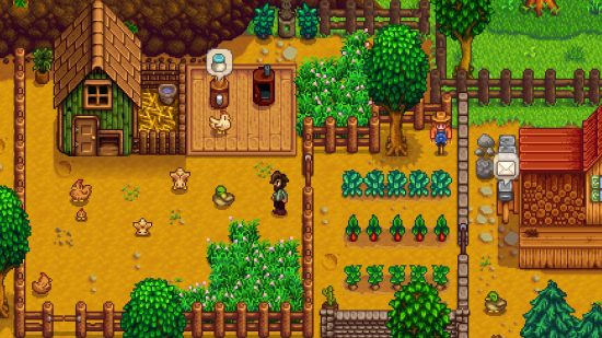 Best Xbox Game Pass games: A screenshot of a Stardew Valley farm