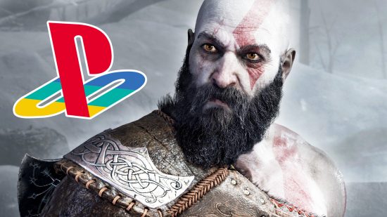 PS5 sale Planet of the Discounts: God of War's Kratos with his big bushy beard and red markings