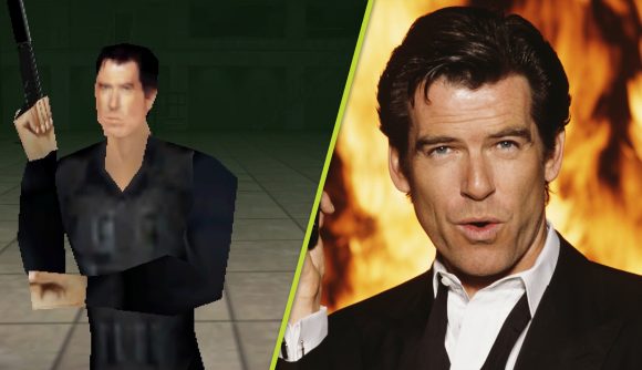 Goldeneye 007 PS5: An image of Pierce Brosnan as James Bond in Goldeneye 007.