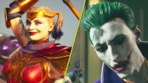 Kill the Justice League update: An image of Harley Quinn and the Joker in Suicide Squad Kill the Justice League.