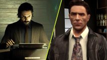 Max Payne remakes budget: An image of Max Payne in Max Payne 2 and Alan Wake in Alan Wake 2.