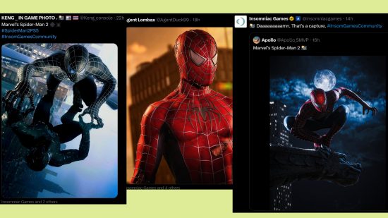 Spider-Man 2 sam raimi update: an image of the Sam Raimi suit in Spider-Man 2.