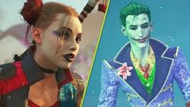 Suicide Squad Kill the Justice League new update Season 1 launch: An image of Harley Quinn and the Joker in Kill the Justice League.