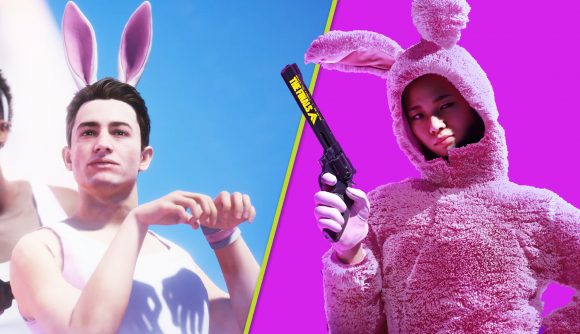 The Finals Bunny Bash: An image of The Finals Bunny Bash skins.