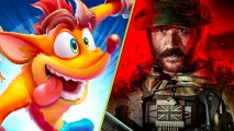 Toys for Bob indie studio announcement: An image of Crash Bandicoot and Captain Price for Call of Duty Modern Warfare 3.