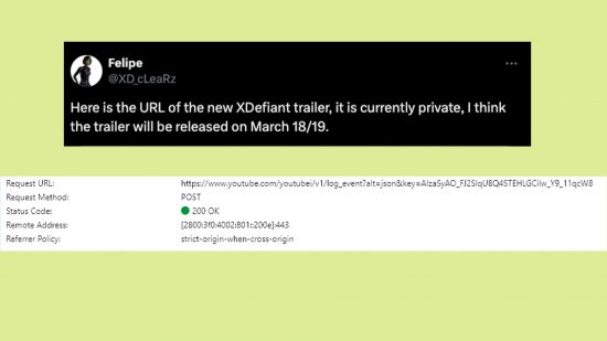 XDefiant launch delay: An image of the new XDefiant trailer URL.
