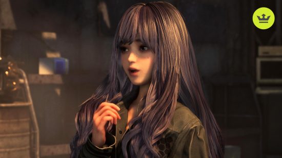 Stellar Blade tips: a purple-haired girl wearing a green jacket