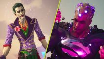 Kill the Justice League update: An image of the Joker and Superman Brainiac in Suicide Squad Kill the Justice League Season 1.