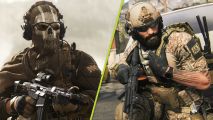 Call of Duty leak Ghosts Advanced Warfare 2026 2027: Ghost wearing sunglasses next to a soldier with a big beard