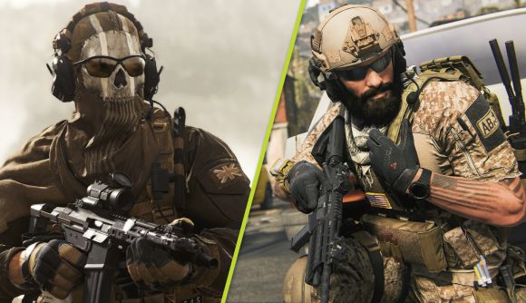 Call of Duty leak Ghosts Advanced Warfare 2026 2027: Ghost wearing sunglasses next to a soldier with a big beard