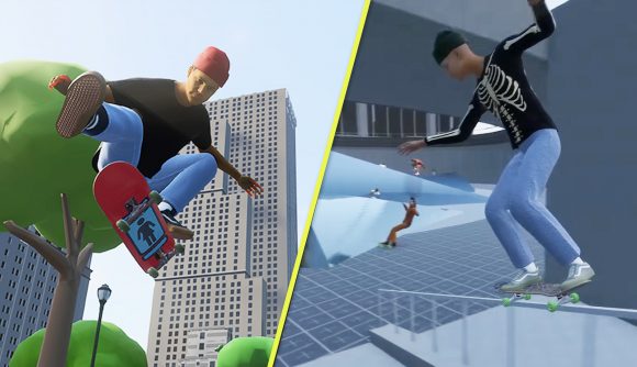 Skate the board room episode 5: An image of two skaters in Skate on PS5 and Xbox.