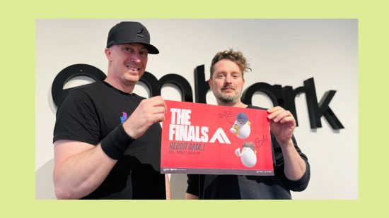 The Finals Reddit AMA Embark Studios: An image of Rob Runesson and Gustav Tilleby from Embark Studios.