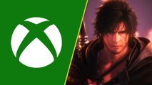 Xbox Final Fantasy Square Enix multi-platform: Clive next to the Xbox logo