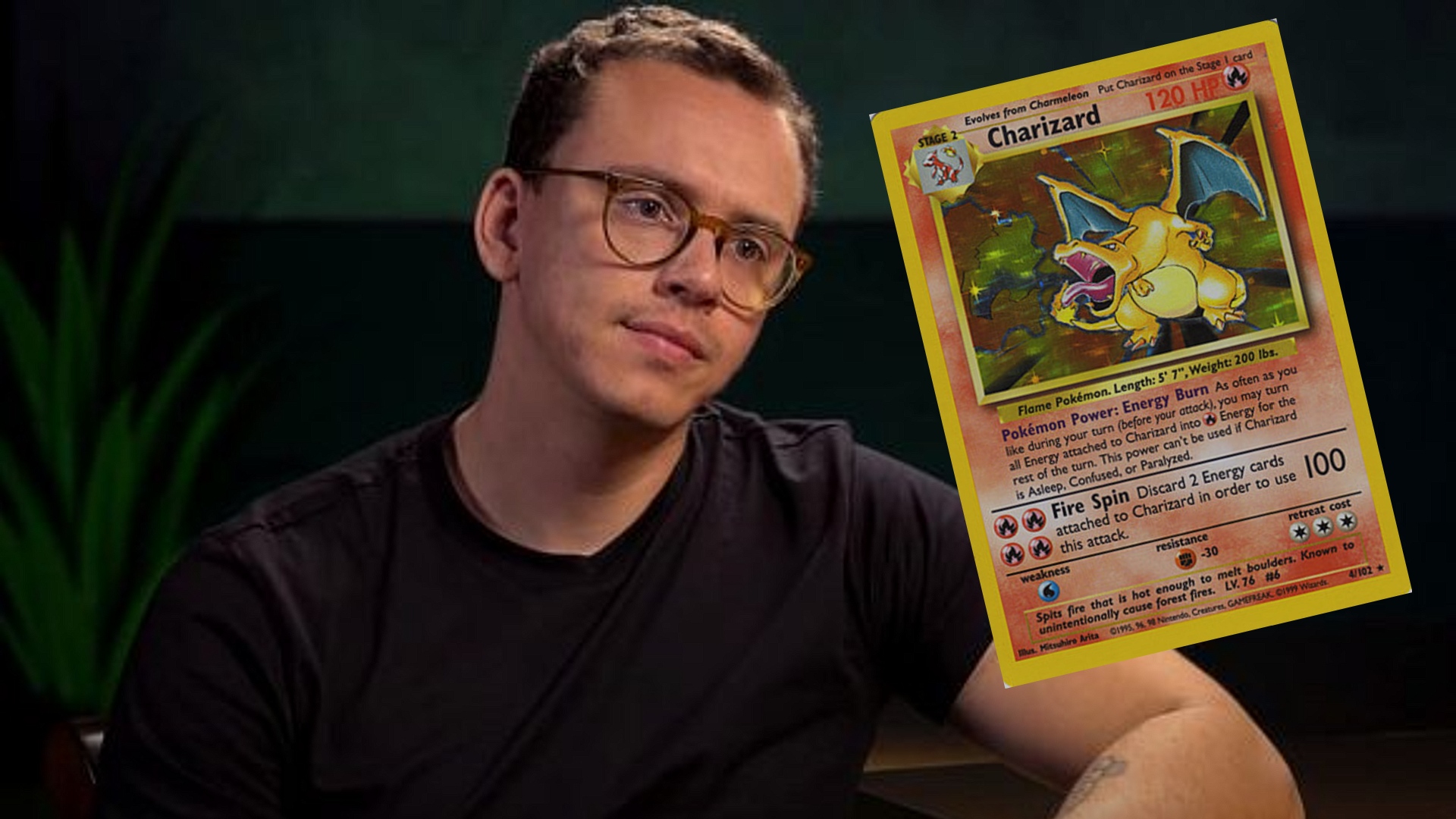 Rapper Logic Drops 2 000 On Super Rare Shiny Charizard Pokemon Card The Loadout