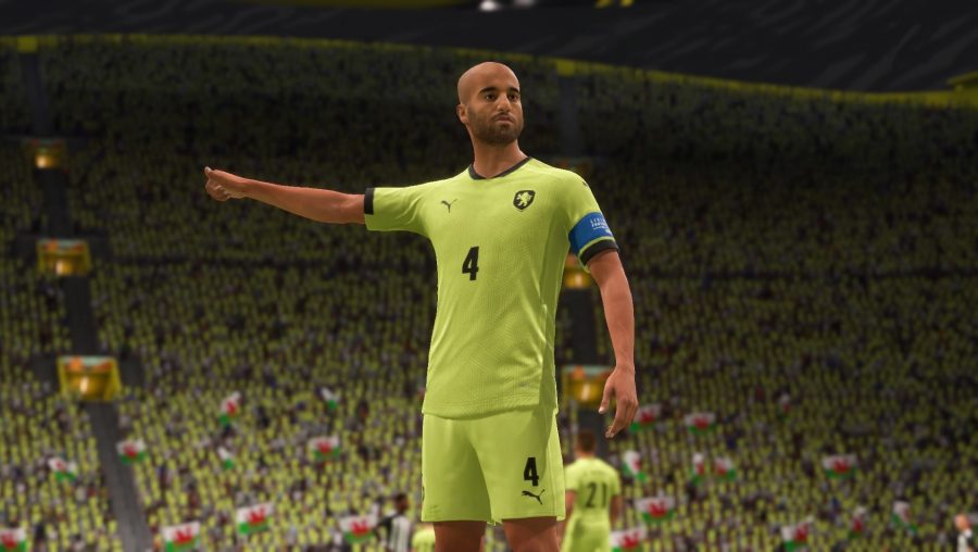 Lucas Moura in FIFA 21 wearing a green shirt
