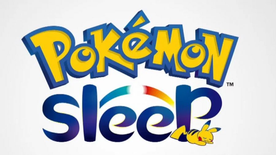 Pokémon Sleep logo with snoozing Pikachu