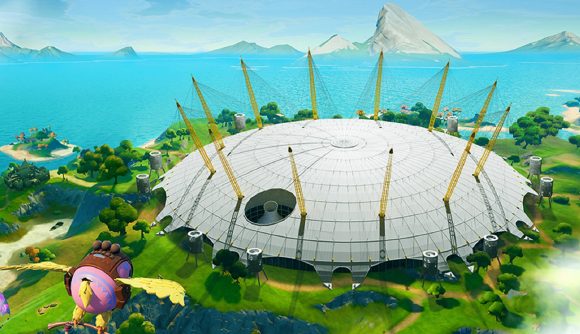 The O2 Arena recreated in Fortnite