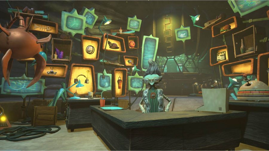 Otto can be seen standing in his office.