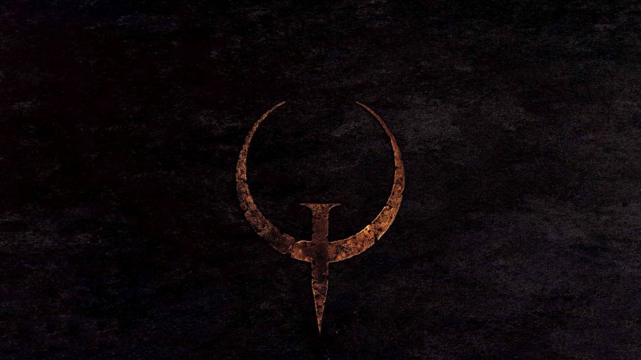 Quake PS5 and Xbox Series X|S release date: the Quake logo can be seen on a dark background.