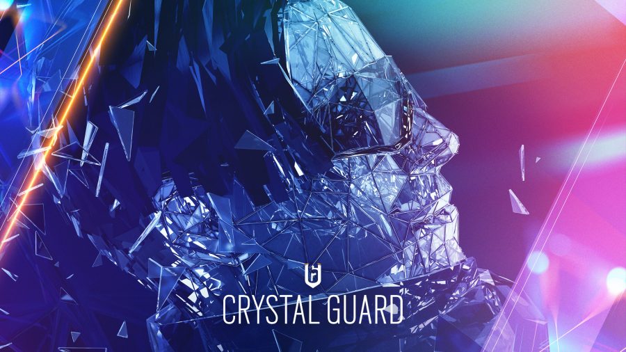 Тизерне зображення для веселки шість облоги операції кришталевого охоронця, демонструючи кристалізований ОСА