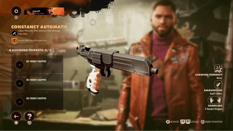 The Constancy Automatic can be seen in the game's menu.