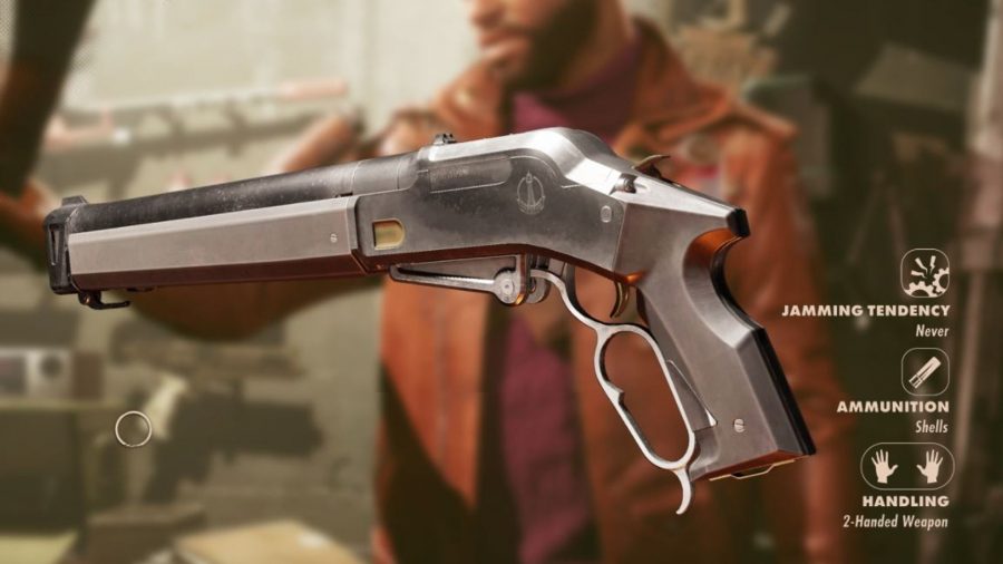 The Heritage Gun can be seen in the game's menu.