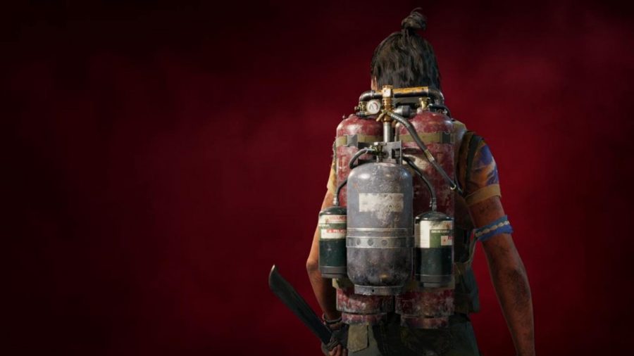 Far Cry 6 Supremo backpacks: The Furioso as shown in the menu.