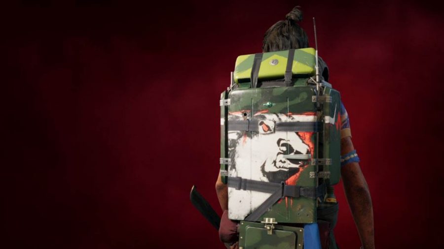 Far Cry 6 Supremo backpacks: The Gladiador Supremo in the menu