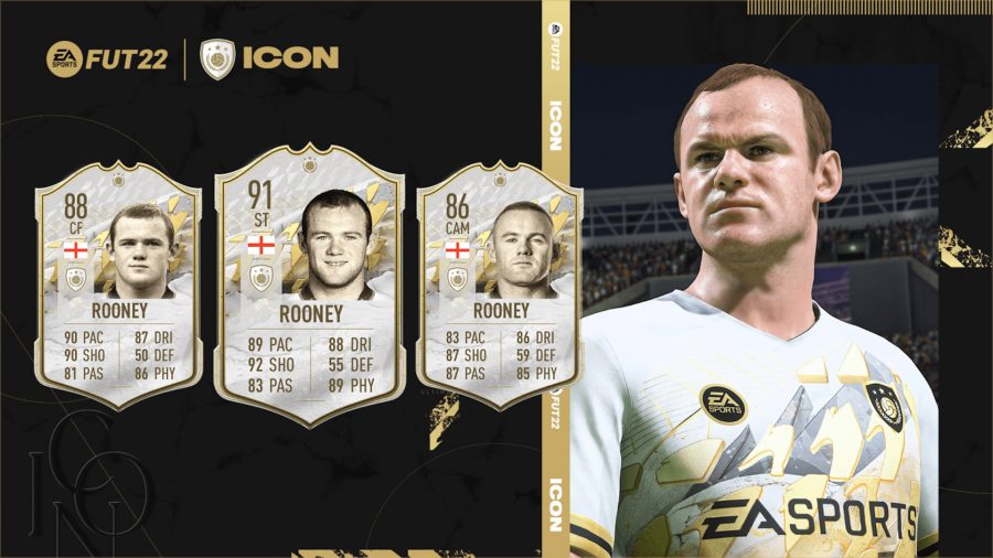 Wayne Rooney as a FIFA 22 icon