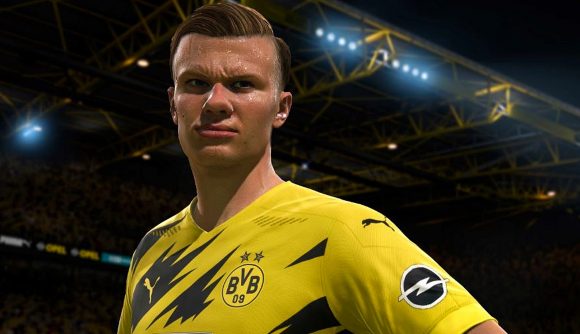 FIFA 22 wonderkids: Haaland stands proud in a yellow jersey
