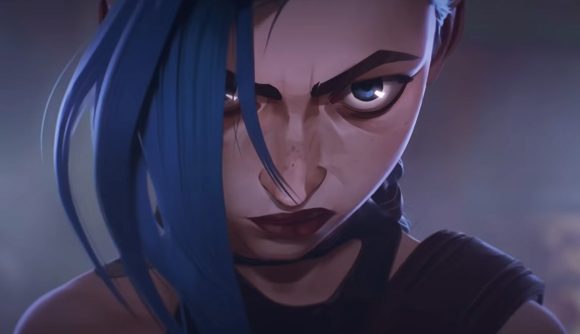 Jinx, one of the main characters in Arcane