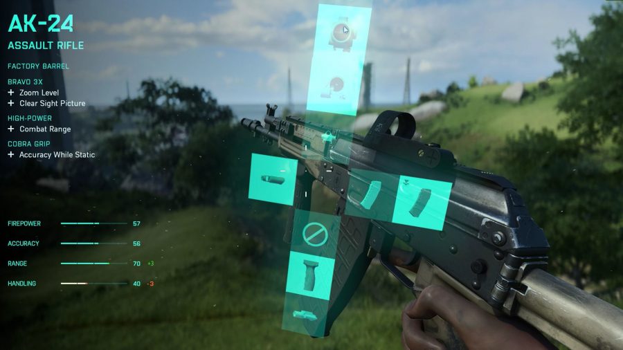 Best AK-24 Battlefield 2042 loadout: An AK-24 Plus menu