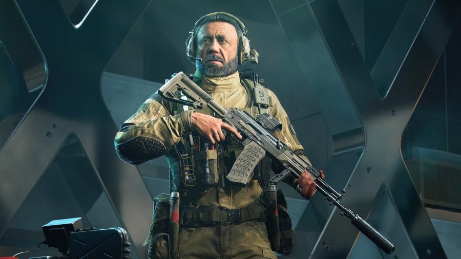 Best AK-24 Battlefield 2042 loadout: Boris holding an AK-24