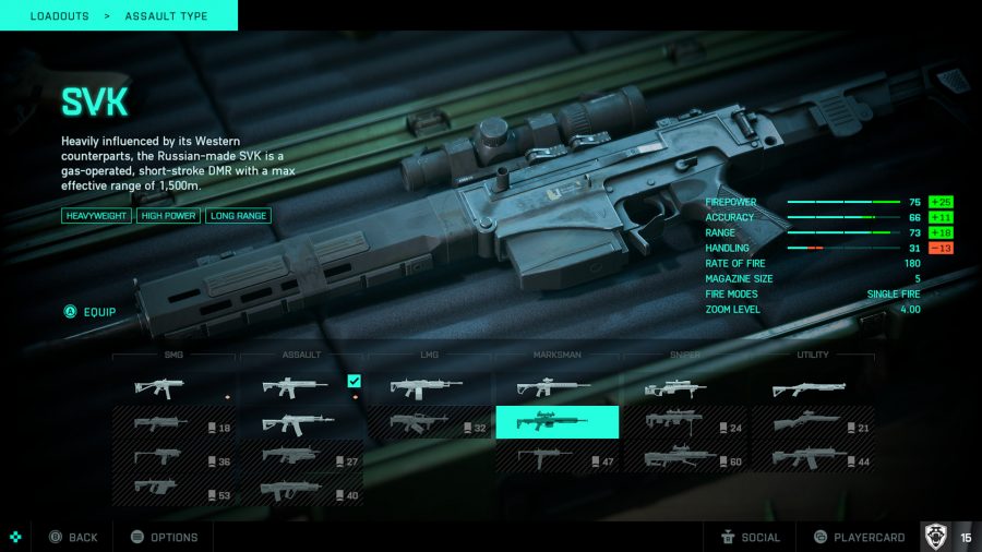 Best Battlefield 2042 guns: the SVK