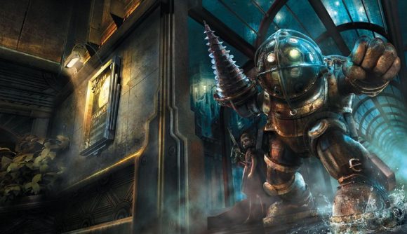 Bioshock 4 announcement: A Big Daddy can be seen standing in Rapture.