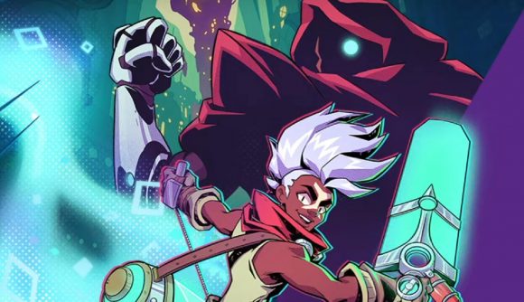 Ekko can be seen in a piece of art for the game, alongside a mysterious figure behind him.