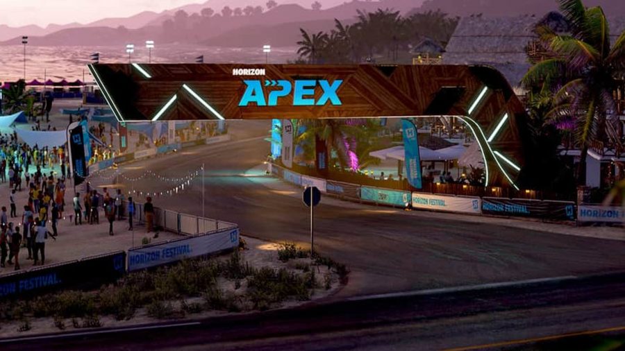 Forza Horizon 5 Complete an Expedition: The Horizon Apex show can be seen.