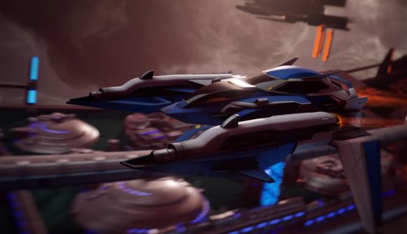 Rocket League Season 5 release time: A Rocket League Nexus car flies through space
