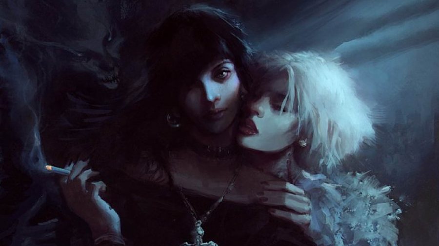 Xbox Games With Gold December 2021: Two vampires can be seen hugging with a creature behind them.